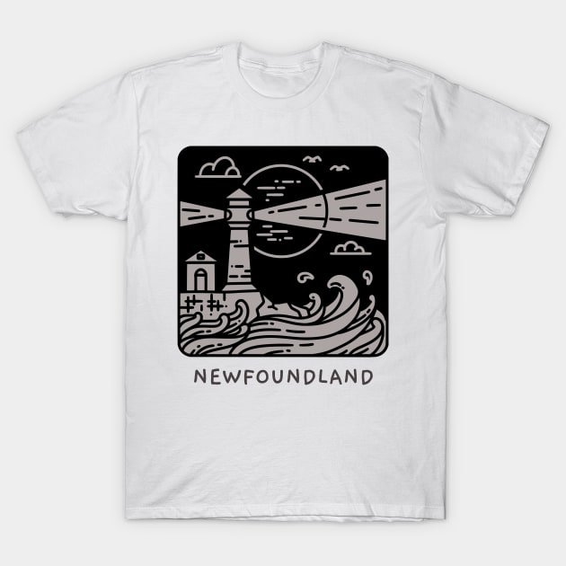 Newfoundland and Labrador Lighthouse T-Shirt by Canada Tees